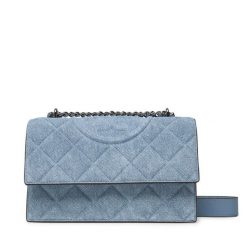 Torebka Tory Burch. Niebieskie kopertówki Tory Burch, bez wzorów, wizytowe, bez dodatków. Za 2,729.00 zł.