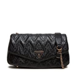 Torebka Guess. Czarne torebki klasyczne Guess, z aplikacjami, klasyczne, bez dodatków. Za 379.99 zł.
