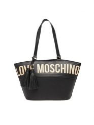 LOVE MOSCHINO Torebka JC4285PP0MKJ0000 Czarny. Czarne torebki klasyczne Love Moschino, bez wzorów, ze skóry, bez dodatków. Za 499.99 zł.