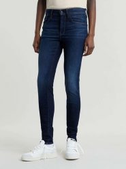 G-Star Dżinsy - Skinny fit - w kolorze granatowym rozmiar: W28/L34. Niebieskie jeansy G-Star, l, z aplikacjami, z bawełny, klasyczne. Za 206.91 zł.