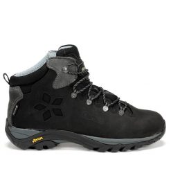 Buty trekkingowe damskie Chiruca Monique. Czarne trekkingi Chiruca, z aplikacjami, z gore-texu, bez zapięcia, outdoorowe, gore-tex. Za 881.00 zł.