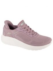 Damskie buty sneakers Skechers Slip-Ins: BOBS Sport Squad Chaos - Current Muse - fioletowy. Fioletowe buty treningowe Sinsay, bez wzorów, bez zapięcia. Za 289.99 zł.