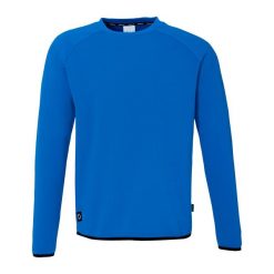 Bluza Uhlsport ID. Niebieskie bluzy Uhlsport, na zimę, xl, bez wzorów, z materiału, eleganckie, bez ramiączek, bez kaptura. Za 249.00 zł.