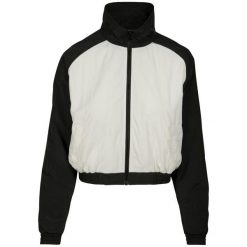 Damska miejska klasyczna parka z marszczonym kołnierzem. Białe płaszcze Urban Classics, na zimę, bez wzorów, klasyczne, bez kaptura. Za 191.00 zł.