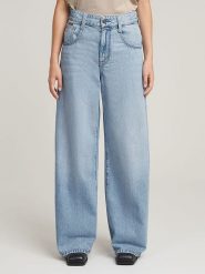 G-Star Dżinsy - Comfort fit - w kolorze błękitnym rozmiar: W29/L32. Niebieskie jeansy G-Star, l, z aplikacjami, ze skóry, klasyczne, z podwyższonym stanem. Za 213.69 zł.