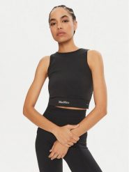 Max Mara Leisure Top Urago 2426366208 Czarny Slim Fit. Czarne topy Max Mara Leisure, l, bez wzorów, z syntetyku, bez kołnierzyka, bez ramiączek. Za 269.99 zł.