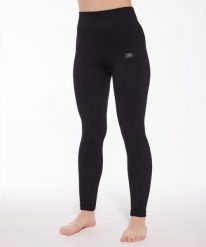 Legginsy damskie Brubeck JOGA MERINO. Zielone legginsy Brubeck, bez wzorów, z materiału, długie. Za 199.99 zł.