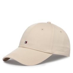 Czapka z daszkiem Tommy Hilfiger. Brązowe czapki z daszkiem Tommy Hilfiger, bez wzorów. Za 169.99 zł.