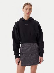Alpha Industries Bluza 148041 Czarny Regular Fit. Czarne bluzy Alpha Industries, m, bez wzorów, z syntetyku, bez kaptura. Za 249.99 zł.
