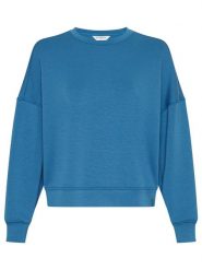 MOSS COPENHAGEN Bluza w kolorze niebieskim rozmiar: M/L. Niebieskie bluzy Moss Copenhagen, l, bez wzorów, z wiskozy, bez kaptura. Za 167.67 zł.