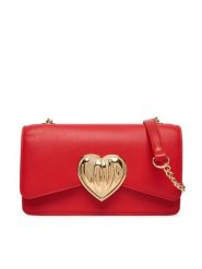 LOVE MOSCHINO Torebka JC4147PP1OL1650A Czerwony. Czerwone torebki klasyczne Love Moschino, bez wzorów, ze skóry, bez dodatków. Za 1,099.00 zł.
