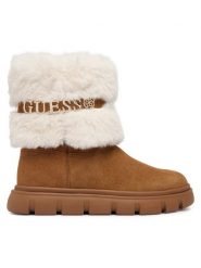 Guess Śniegowce FLFMEL ELE10 Brązowy jasny. Brązowe śniegowce Guess, z aplikacjami, bez zapięcia. Za 634.99 zł.