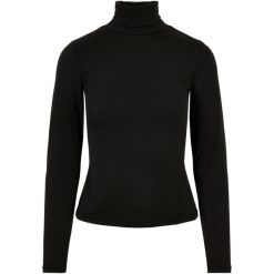 Golf Damski Modal Z Długim Rękawem. Czarne swetry Urban Classics, xs, bez wzorów, casualowe, bez ramiączek. Za 85.99 zł.