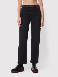 Pinko Jeansy Sveva 1J1129 A09G Czarny Straight Fit. Czarne jeansy Pinko, bez wzorów, z bawełny. Za 669.99 zł.