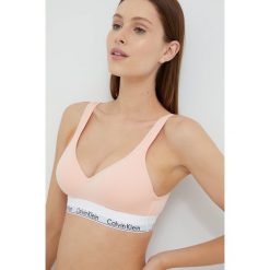 Calvin Klein Underwear biustonosz kolor pomarańczowy gładki. Brązowe biustonosze Calvin Klein Underwear, bez wzorów. W wyprzedaży za 134.99 zł.