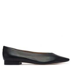 Baleriny LAUREN RALPH LAUREN. Czarne baleriny Lauren Ralph Lauren, bez wzorów, bez obcasa, bez zapięcia. Za 769.99 zł.