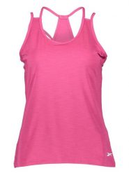 Reebok Top sportowy "TS AC Athletic" w kolorze różowym rozmiar: S. Różowe topy sportowe Reebok, s, bez wzorów, outdoorowe. Za 60.99 zł.