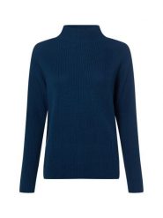 Marie Lund Sweter Kobiety Bawełna niebieski, M. Niebieskie swetry Marie Lund, m, bez wzorów, z bawełny, klasyczne, bez ramiączek. Za 299.95 zł.