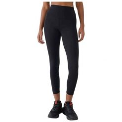 Damskie legginsy 4F FNK F419. Czarne legginsy 4f, bez wzorów, z elastanu. Za 131.50 zł.