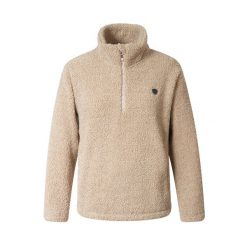Bluza jeździecka damska Teddy beżowa. Brązowe bluzy COVALLIERO, l, bez wzorów, z materiału, bez ramiączek, bez kaptura. Za 269.99 zł.