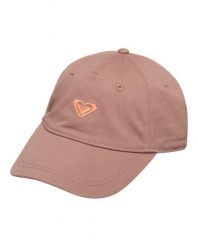 Czapka dla Kobiety DEAR BELIEVER LOGO Brązowy. Brązowe czapki z daszkiem Roxy, bez wzorów, z bawełny. Za 109.99 zł.