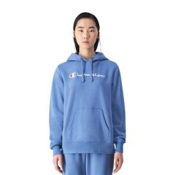 Bluza Damska BS099. Niebieskie bluzy Champion, s, bez wzorów, bez kaptura. Za 336.99 zł.