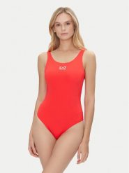 EA7 Emporio Armani Strój kąpielowy 7W000321 AF12599 A5064 Czerwony. Czerwone stroje jednoczęściowe EA7 Emporio Armani, bez wzorów, z syntetyku. Za 269.99 zł.