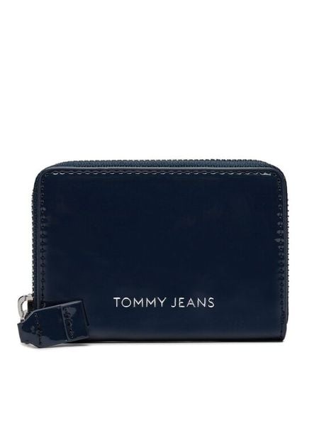 Tommy Jeans Portfel Tjw Ess Must Small Za Patent AW0AW16142 Granatowy. Niebieskie portfele Tommy Jeans, bez wzorów, z jeansu. Za 119.99 zł.