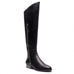 Muszkieterki DKNY - Lolita K3869335 Black. Czarne kozaki DKNY, ze skóry ekologicznej. Za 1,079.00 zł.