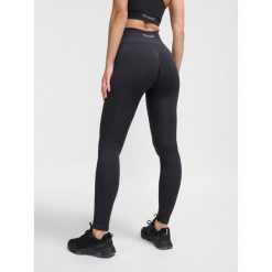 Damskie legginsy bezszwowe Hummel MT Define Scrunch. Czarne legginsy Hummel, bez wzorów, sportowe. Za 202.50 zł.