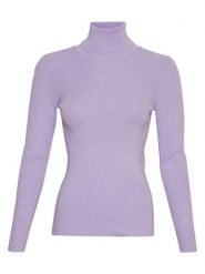 MOSS COPENHAGEN Sweter "Maile Rachelle" w kolorze fioletowym rozmiar: S/M. Różowe swetry Moss Copenhagen, m, bez wzorów, z wiskozy, bez ramiączek. Za 120.95 zł.