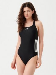 Adidas Strój kąpielowy 3-Stripes JN8118 Czarny. Czarne stroje jednoczęściowe adidas, bez wzorów, z syntetyku, sportowe. Za 139.99 zł.