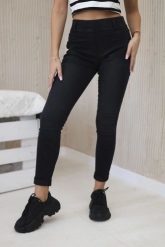 Spodnie jeansowe czarne xxl. Czarne jeansy marka niezdefiniowana, l, bez wzorów, z bawełny, eleganckie. Za 142.18 zł.