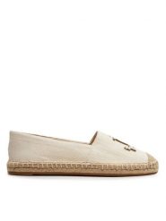 Lauren Ralph Lauren Espadryle 802920405006 Beżowy. Brązowe espadryle Lauren Ralph Lauren, bez wzorów, z materiału, bez obcasa. Za 559.99 zł.