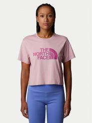 The North Face T-Shirt Easy NF0A8A6H Różowy Loose Fit. Czerwone t-shirty The North Face, l, bez wzorów, z bawełny, bez kołnierzyka, bez ramiączek. Za 89.99 zł.