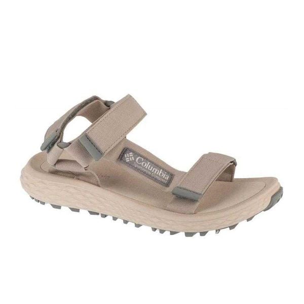 Sandały Damskie Konos Globetrot. Czarne sandały Columbia, bez wzorów, z gumy, z otwartym noskiem, bez obcasa, bez zapięcia. Za 333.99 zł.