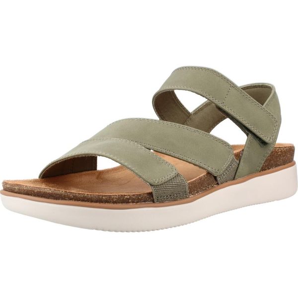 Sandały SKECHERS 163252S Zielony. Zielone sandały Skechers, bez wzorów, z syntetyku, bez obcasa, bez zapięcia. Za 224.99 zł.
