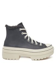 Converse Trampki Chuck Taylor All Star Lugged Heel Sherpa A10152C 094 Granatowy. Niebieskie trampki Converse, bez wzorów, z materiału, retro, bez zapięcia. Za 279.99 zł.