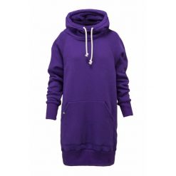 Bluza sportowa z kapturem damska DEEP TRIP Luzak. Fioletowe bluzy z kapturem DEEP TRIP, l, bez wzorów, z bawełny, z kapturem. Za 369.00 zł.