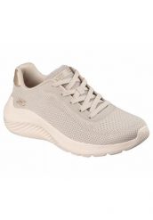 Buty SKECHERS BOBS SQUAD WAVES CURRENT Beżowy. Brązowe buty trekkingowe Skechers, z materiału, bez zapięcia. Za 199.00 zł.