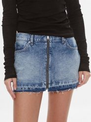 Tommy Jeans Spódnica jeansowa Sophie DW0DW17048 Niebieski Slim Fit. Niebieskie spódnice Tommy Jeans, bez wzorów, z bawełny, mini. Za 419.99 zł.