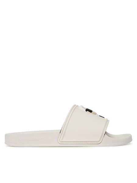 KARL LAGERFELD Klapki Kondo 2.0 KL80905A Biały. Białe klapki KARL LAGERFELD, bez wzorów, z syntetyku, bez obcasa, bez zapięcia. Za 259.99 zł.