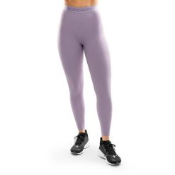 Damskie legginsy do biegania Fitness Siroko Glory. Fioletowe legginsy SIROKO, bez wzorów, z materiału, sportowe. W wyprzedaży za 168.00 zł.