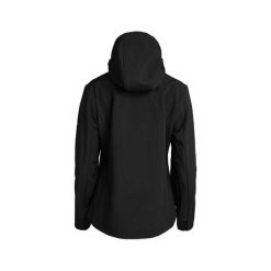 Kurtka damska typu softshell CASTER W z membraną AWPS, termiczna i wiatroszczeln. Czarne kurtki przejściowe sportowe IZAS, bez wzorów, z softshellu, trekkingowe. Za 326.04 zł.