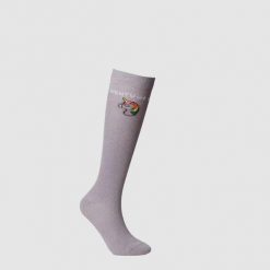 Skarpety jeździeckie Kentucky Licorne (x3). Fioletowe skarpetki KENTUCKY HORSEWEAR, bez wzorów, ze skóry. Za 238.50 zł.