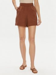 Gap Szorty materiałowe 582942-00 Brązowy Regular Fit. Brązowe szorty GAP, bez wzorów, z materiału. Za 129.99 zł.