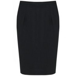 Damska prosta spódnica Kariban Premium. Czarne spódnice KARIBAN, na co dzień, bez wzorów, eleganckie, proste. W wyprzedaży za 212.00 zł.