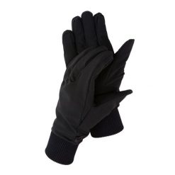 Rękawiczki trekkingowe Jack Wolfskin Supersonic XT. Czarne rękawiczki Jack Wolfskin, bez wzorów, sportowe. Za 229.99 zł.