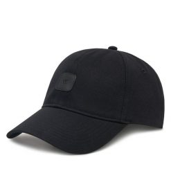 Czapka z daszkiem Calvin Klein Jeans. Czarne czapki z daszkiem Calvin Klein Jeans, bez wzorów, z jeansu. Za 129.99 zł.
