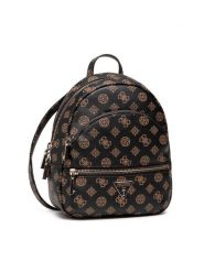 Guess Plecak Manhattan (PG) HWPG69 94320 Brązowy. Brązowe plecaki Guess, z aplikacjami, ze skóry, bez dodatków. Za 409.99 zł.